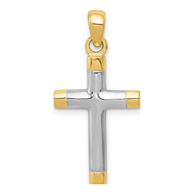 14K Yellow Gold Cross Pendant