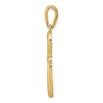 14K Yellow Gold Ankh Cross Pendant – view 3