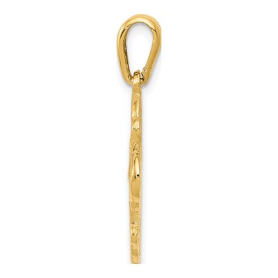 14K Yellow Gold Four Way Medal Pendant – view 3