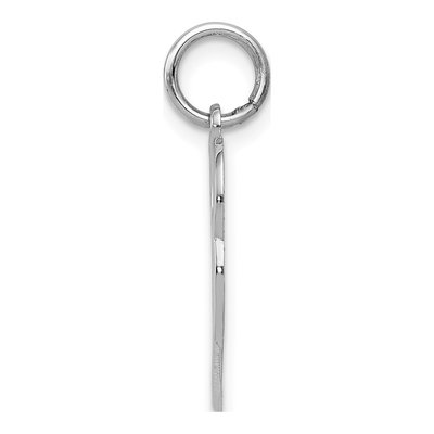 14K White Gold Double Heart Pendant – view 3