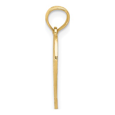 14K Yellow Gold ' Heart Pendant – view 3