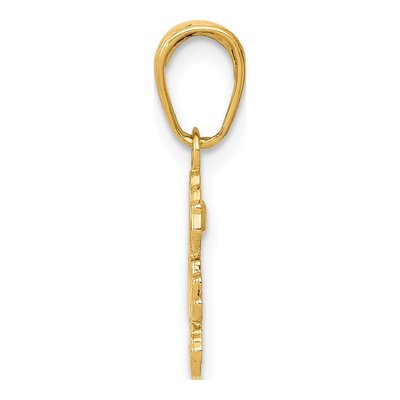 14K Yellow Gold Sister Pendant – view 3