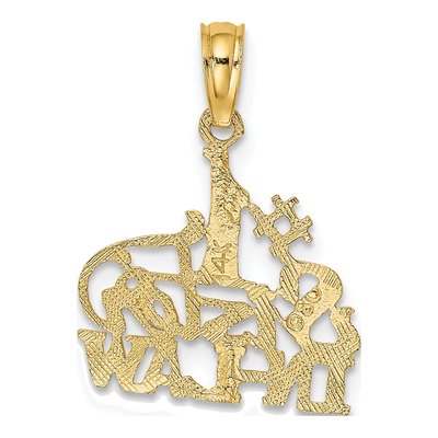 14K Yellow Gold Sister-In-Law Number 1 Charm – view 4