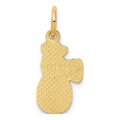 14K Yellow Gold Money Bag Pendant – view 4