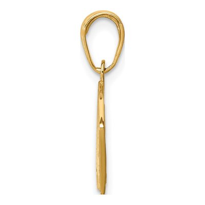 14K Yellow Gold Aces Playing Cards Pendant – view 3