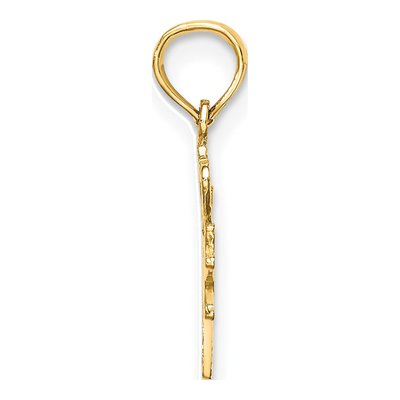 14K Yellow Gold I Heart Hollywood Star Charm – view 3