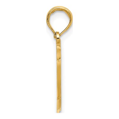 14K Yellow Gold Nantucket Map Pendant – view 3
