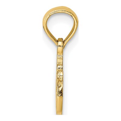 14K Yellow Gold Teacher Number 1 Pendant – view 3
