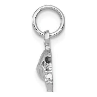 14K White Gold Car Pendant – view 3