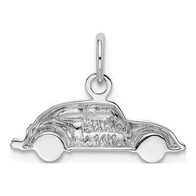 14K White Gold Car Pendant – view 4