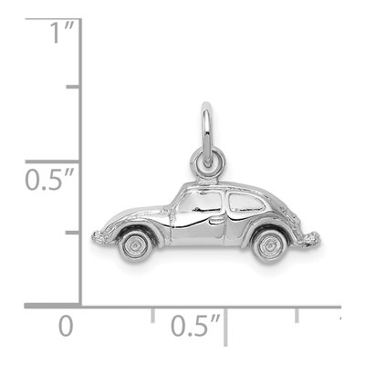 14K White Gold Car Pendant – view 5