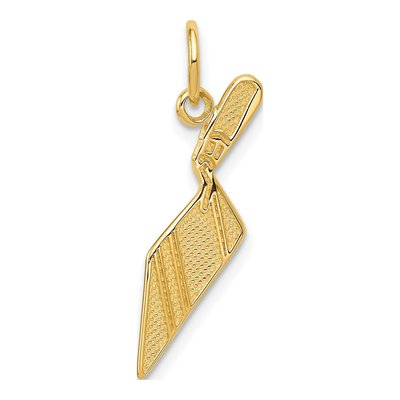 14K Yellow Gold Brick Trowel Charm