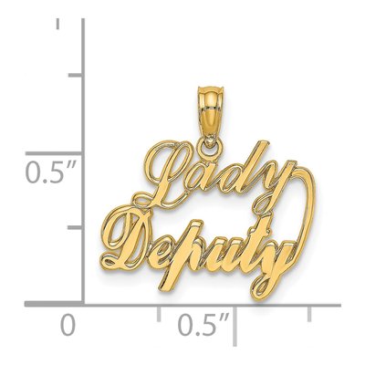 14K Yellow Gold Deputy Pendant – view 4