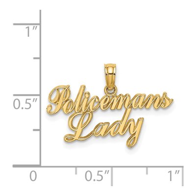 14K Yellow Gold Policeman's Charm – view 4