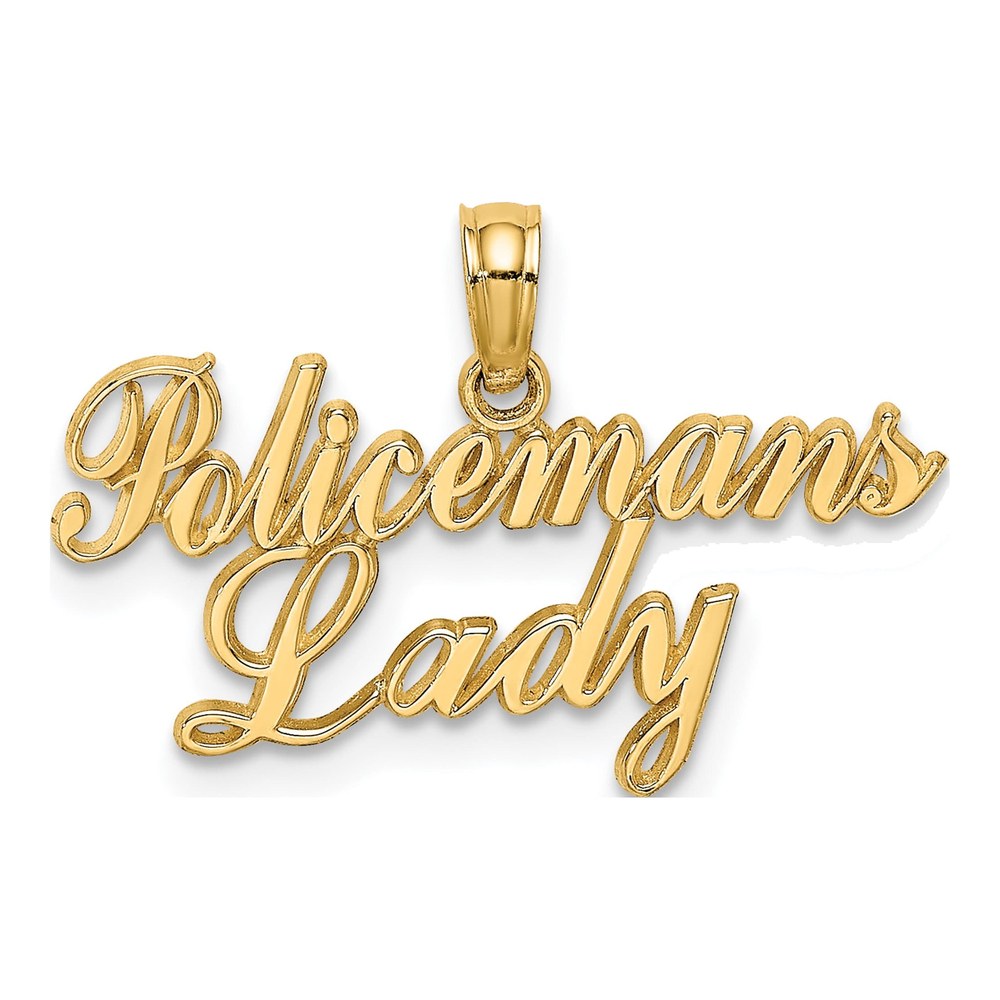 14K Yellow Gold Policeman's Charm