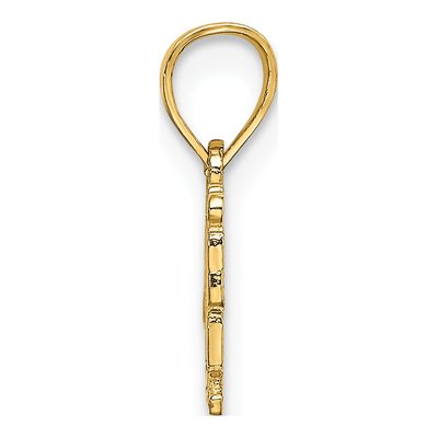 14K Yellow Gold Hawaii No Ka Oi Pendant – view 3