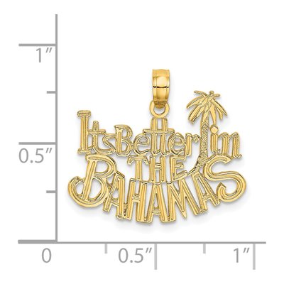 14K Yellow Gold 'better Bahamas' Charm – view 5