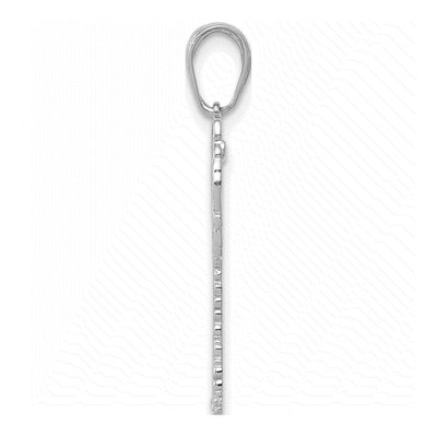14K White Gold Palm Tree Pendant – view 3