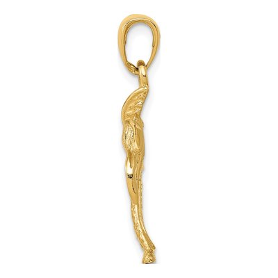 14K Yellow Gold Palm Tree Pendant – view 3