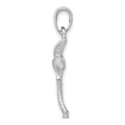 14K White Gold Palm Tree Pendant – view 3