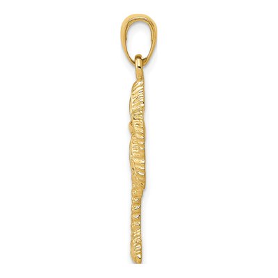 14K Yellow Gold Palm Tree Pendant – view 3