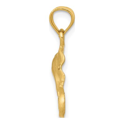 14K Yellow Gold Stingray Pendant – view 3