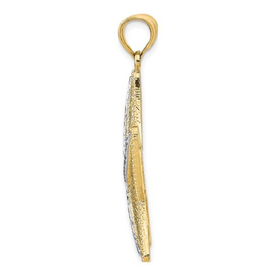 14K Yellow Gold Starfish Pendant – view 3