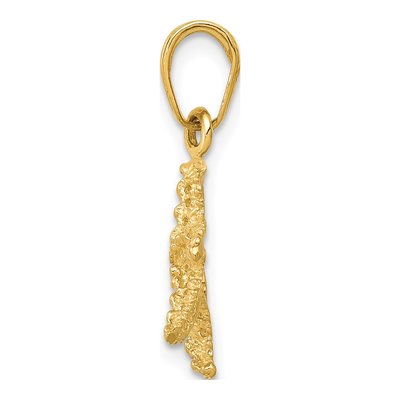 14K Yellow Gold Starfish Pendant – view 3