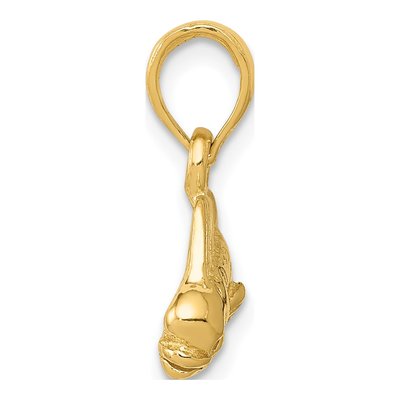 14K Yellow Gold Mahi Fish Pendant – view 3