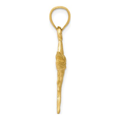 14K Yellow Gold Sailfish Pendant – view 3