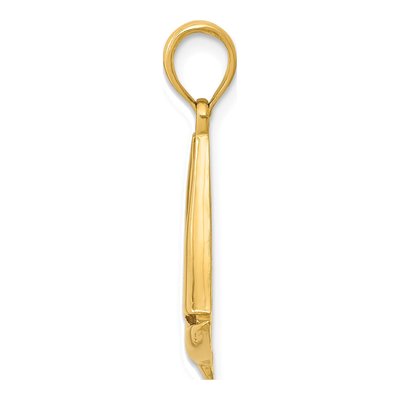 14K Yellow Gold Sailboat Pendant – view 3