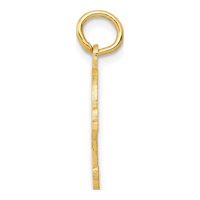 14K Yellow Gold Skull Bones Charm – view 3