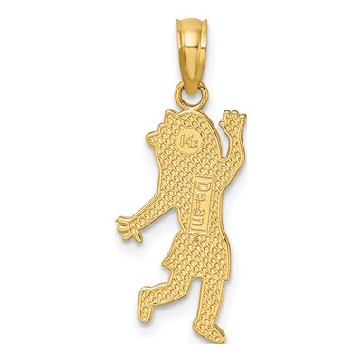 14K Yellow Gold Girl Pendant – view 5