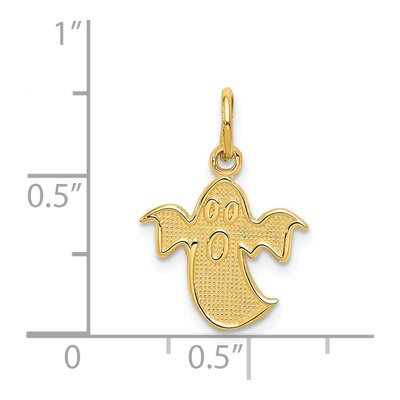 14K Yellow Gold Ghost Pendant – view 5