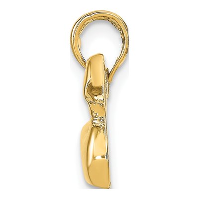 14K Yellow Gold Mallard Pendant – view 3