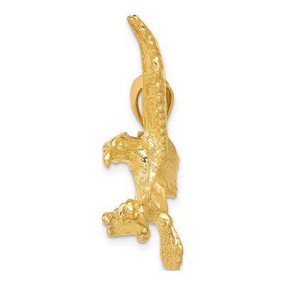 14K Yellow Gold Eagle Pendant – view 3