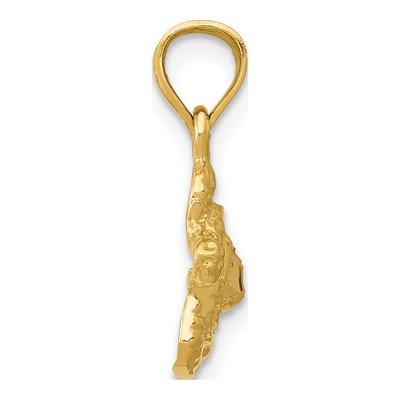 14K Yellow Gold Turtle Pendant – view 3