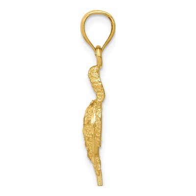 14K Yellow Gold Turtle Pendant – view 3