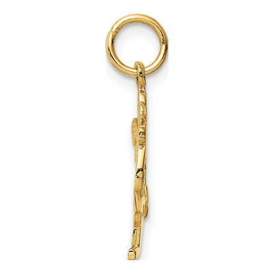 14K Yellow Gold Rooster Pendant – view 3