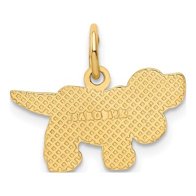 14K Yellow Gold Saint Bernard Dog Charm – view 4