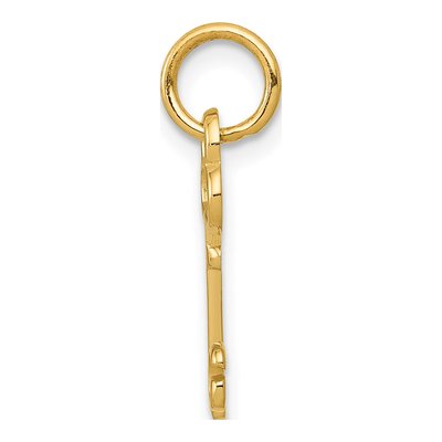 14K Yellow Gold Letter G Charm – view 3