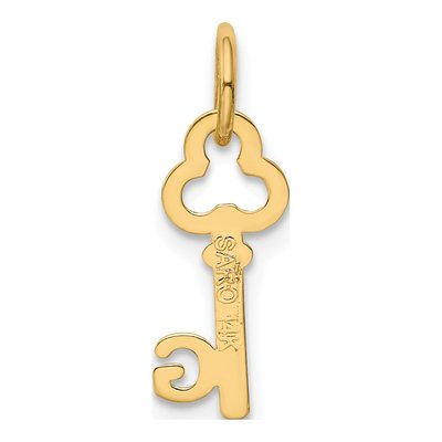 14K Yellow Gold Letter G Charm – view 4