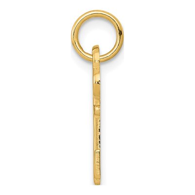 14K Yellow Gold Key Letter I Initial Charm – view 3