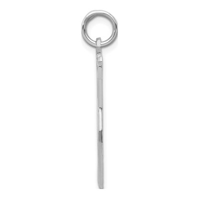 14K White Gold Scissors Pendant – view 3