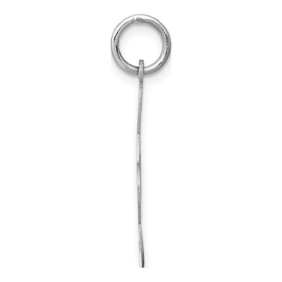 14K White Gold Treble Clef Pendant – view 3