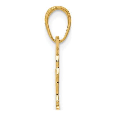 14K Yellow Gold Gymnastics Pendant – view 3