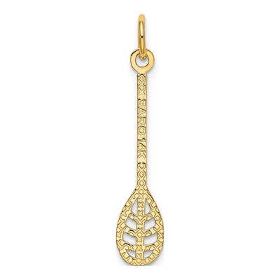 14K Yellow Gold Lacrosse Stick Pendant – view 4
