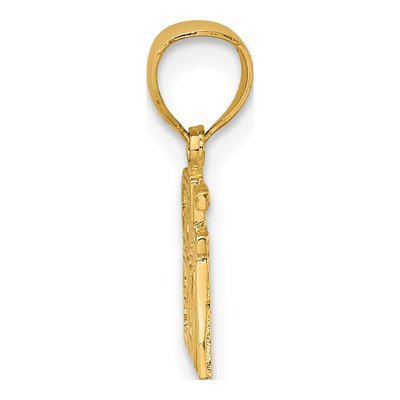 14K Yellow Gold GOLF BUM Pendant – view 3