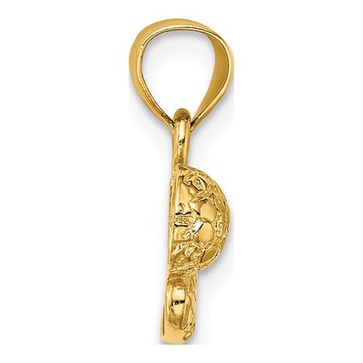 14K Yellow Gold Soccer Ball Charm – view 3