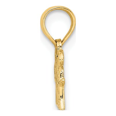14K Yellow Gold Soccer Mom Pendant – view 3